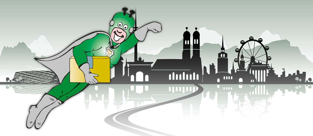 <div>Zu Hause in München – vernetzt mit der ganzen Welt</div><div>Als Partner und Depothalter von qualitativ hochwertigen Systemverkehren wie der nach ISO 9001:2015 zertifizierten DER KURIER sind wir auch in weltweite Transportnetze- und Prozesse eingebunden.</div> Zu Hause in München – vernetzt mit der ganzen Welt